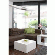 SalesFever Table basse carrée | Laqué haute brillance | Bois MDF | L 60 x P 60 x H 30 cm | blanc - blanc Bois manufacturé 399606 SalesFever Table basse carrée | Laqué haute brillance | Bois MDF | L 60 x P 60 x H 30 cm | blanc - blanc Bois manufacturé 399606
