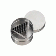 Schneider Emporte-pièce - Décor en set "Triangle", 9 pièces, hauteur : 20 mm, acier inoxydable - inox 199643