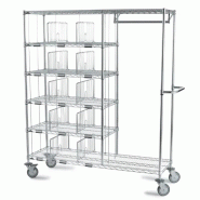 Sclessin 374.842 HYGIRACK Chariot 15 Casiers Professionnel - 374.842