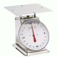 BRON COUCKE balance de cuisine mécanique 20kg - 100g bm20 - blanc 3700265047259