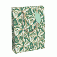 Clairefontaine Lot de 6 Sac cadeau My Garden, grand format (26,5x14x33 cm), papier 210 g/m², cordelette assortie - 3663619207368