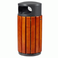 Corbeille Bois Zeno - 40L ou 60L - Plusieurs Coloris - Fabrication Française_0