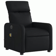 Décoshop26 - Fauteuil de relaxation TV fonction massage inclinable électrique 6 points de massage en PVC noir DEC027220 - noir 3000262880591 Décoshop26 - Fauteuil de relaxation TV fonction massage inclinable électrique 6 points de massage en PVC noir DEC027220 - noir 3000262880591