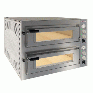 Diamond - Four électrique 2x 6 pizzas diam.350mm, 2 chambres - réf. WR-FD26-MF - gris AKS-WR-FD26-MF