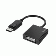 Hama 00200336 Adaptateur de câble vidéo DisplayPort DVI-I Noir - noir 00200336