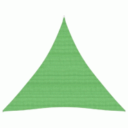 Helloshop26 - Voile toile d'ombrage parasol 160 g/m² PEHD 3,6 x 3,6 x 3,6 m vert clair 02_0009375 - vert 3000506182726