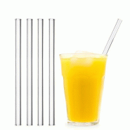 Lot de 20 Pailles en verre réutilisables | Slushyboy