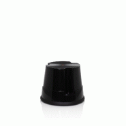 Marchepied / Marchepied à rouleaux petit TIO-S plastique noir hjh OFFICE - noir plastique 830003