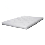 MATELAS SANDWICH FUTON COULEUR NATUREL COUCHAGE 180 X 200 CM