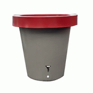 PLAST'UP ROTOMOULAGE Carré de plantation récupérateur d'eau de pluie lluvia  420l - TAUPEROUGE - marron 0036336944985