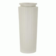 Vase en magnésie High 32 x 80 cm Mauro Ferretti - beige multi-matériau 0421510000 Vase en magnésie High 32 x 80 cm Mauro Ferretti - beige multi-matériau 0421510000