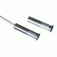 Contacts d'ouverture magnétique en aluminium - Lot de 10 - Réf. : SCA0023 - Cylindrique encastré - Haute Sécurité