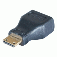 Adaptateur or hdmi a fem vers mini hdmi male 128296