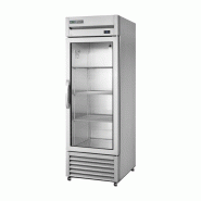 Armoire froid positif 1 porte vitrée, Sur Roulettes True Réfrigérator T-23G-HC~FGD01