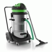 Aspirateur gs 3/78 eau & poussière cuve inox 3 moteurs