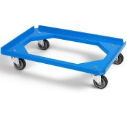 Chariot roule bac 200 Kg  5 couleurs - 600×400 mm - MINI MOOVE STANDARD