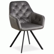 Décoshop26 - Chaise de salle à manger salon avec revêtement en velours confortable en gris CDS06006 - gris 3000431269608 Décoshop26 - Chaise de salle à manger salon avec revêtement en velours confortable en gris CDS06006 - gris 3000431269608