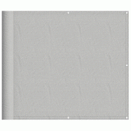 Écran de balcon gris clair 90x800 cm 100% polyester oxford Modèle Outdoor Luxe Pro - 4000012