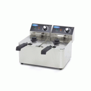 Friteuse PRO, ECO - 2 x 4 L - 2 paniers - jusqu'à 1,5 kg de frites Friteuse PRO, ECO - 2 x 4 L - 2 paniers - jusqu'à 1,5 kg de frites