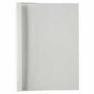 GBC Boîte de 50 chemises à reliure thermique, A4, dos de 25 mm, coloris blanc - blanc IB370106