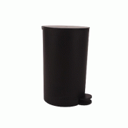 MSV - Poubelle à pédale osaki 3 litres de couleur noire - noir plastique polypropylène MS2597
