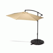 Parasol déporté happy sun 300 – MTF – beige – 3exn9002