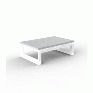 Pouf lounge ottoman FRAME - ice