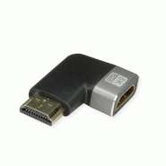Roline adaptateur hdmi, 8k, hdmi m/f, coudé à 90°_0