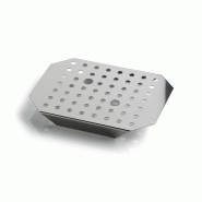 Sammic Faux fond perforé Gastronorm 1/2, dimensions 265x325x17 mm, trous de 10 mm, en acier inoxydable 18/10 pour bacs professionnels | Maxima - inox