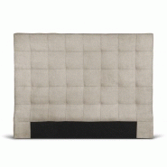 TÊTE DE LIT SONA CAPITONNÉE BEIGE 140 X 120CM