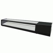 Vitrine réfrigérée pour tapas pour 4 gn 1/3 verre plat - 1810x400x300 mm - 160 W 230/1V - 13RC8184 Eurast - inox 13RC8184 Vitrine réfrigérée pour tapas pour 4 gn 1/3 verre plat - 1810x400x300 mm - 160 W 230/1V - 13RC8184 Eurast - inox 13RC8184