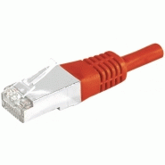 Dexlan cordon rj45 catégorie 6a s/ftp rouge - 2 m 858304