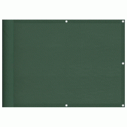 Écran de balcon vert foncé 75x800 cm 100% polyester oxford Modèle Ombre Solaria - 4000257