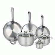 Ensemble de 3 Poêles de cuisson 24, 28 et 32 cm et 3 faitouts 12, 16 et 24 cm Elo Profi Brillant - gris 3176239988642 Ensemble de 3 Poêles de cuisson 24, 28 et 32 cm et 3 faitouts 12, 16 et 24 cm Elo Profi Brillant - gris 3176239988642