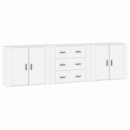 Helloshop26 - Buffet bahut commode armoire meuble de rangement organisateur cuisine salle de séjour salons 3 pcs bois d'ingénierie 02_0037012 - 3000 Helloshop26 - Buffet bahut commode armoire meuble de rangement organisateur cuisine salle de séjour salons 3 pcs bois d'ingénierie 02_0037012 - 3000