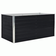 Helloshop26 - Jardinière 160 x 80 x 45 cm acier galvanisé anthracite 02_0000792 - 3000071251537 Helloshop26 - Jardinière 160 x 80 x 45 cm acier galvanisé anthracite 02_0000792 - 3000071251537