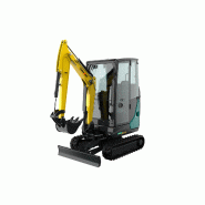 Mini-pelle - AMX 24-2 - AMMANN - moteur diesel Kubota 20.9 cv - profondeur d'excavation importante