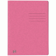 Oxford Chemise à lamelle Top File+, A4, coloris rose - 400116212