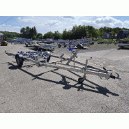 Porte bateau multi-rouleaux GALAXY - GE13 - PTAC : 1350Kg - 1 essieu - Sun Way - Reference -FOURGON_C500_ALU