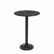 RestooTab - Mange-debout Versailles Ø50cm décor calypso - gris fonte TB-VRSFF-R50M-CALYP RestooTab - Mange-debout Versailles Ø50cm décor calypso - gris fonte TB-VRSFF-R50M-CALYP
