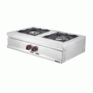 Romux® Cuisinière à Gaz 2 Feux 90x50 cm de Table Horizontal en Acier Inoxydable avec Régulateur de Flamme et Thermocouple | Réchaud à Gaz Butane Romux® Cuisinière à Gaz 2 Feux 90x50 cm de Table Horizontal en Acier Inoxydable avec Régulateur de Flamme et Thermocouple | Réchaud à Gaz Butane