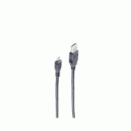 Shiverpeaks BASIC-S Câble USB 2.0 micro, USB-A - USB-B micro, 3 m - noir 4017538027047