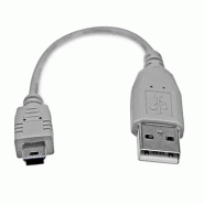 StarTech Cble Mini USB 2.0 15 cm - USB A vers mini USB B