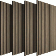 TecTake GmbH tectake Panneaux acoustiques Sonic Wall IV aspect bois - Lot de 4 Chêne foncé - marron Bois manufacturé 406814 TecTake GmbH tectake Panneaux acoustiques Sonic Wall IV aspect bois - Lot de 4 Chêne foncé - marron Bois manufacturé 406814