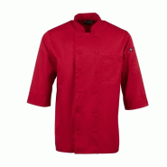 Veste de cuisine mixte Chef Works rouge S - S rouge B106-S