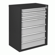 Armoire servante mammut 7 tiroirs - gris/anthracite Armoire servante mammut 7 tiroirs - gris/anthracite