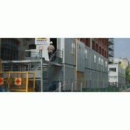 Bungalow de chantier origin / modulaire / base vie / ossature en métal / parois en panneau sandwich_1