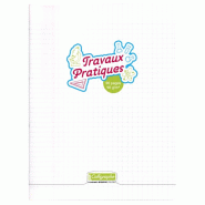 Calligraphe Lot de 5 Cahier Travaux Pratiques Ligne 8000 24x32, 96p./48 feuilles 90 g/m² piquées, couv. PP incolore, Séyès / uni - 3210330181899