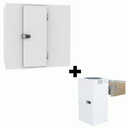 Chambre froide complète avec groupe positive 0/+5°c isolation 120 m... - P7489.2020 + 7492.0060