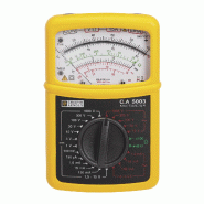 CHAUVIN ARNOUX - CA 5003 Multimètre analogique - intensité jusqu'à 15A - IP54 - 600V CAT III - garantie 3 ans